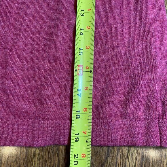 Boden Sweater Vtg Womens Size 10 Pink Cashmere Blend Angora Cotton Bead Bow - Picture 5 of 8